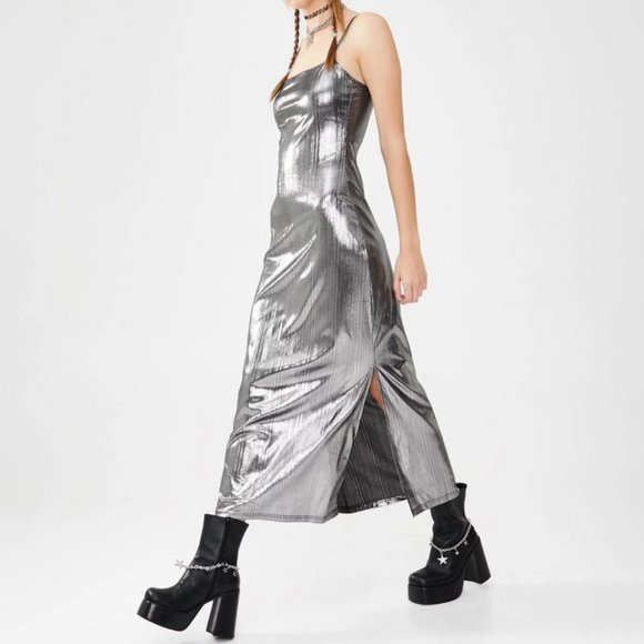 Dolls Kill Dresses & Skirts - dELiA*s Divalicious Metallic Maxi Dress